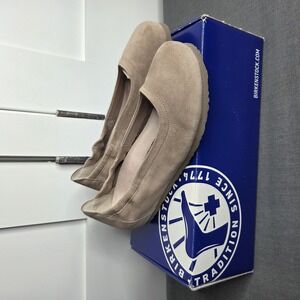 Birkenstock Celina II Women's Taupe Suede Ballet Flats Size 7 US / 38 EU NWB